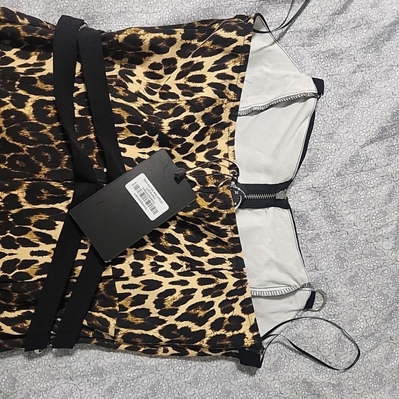 2x Killstar Leopard Pin Up Dress Goth Rockabilly Psychobilly Pencil Punk XXL - Picture 10 of 11